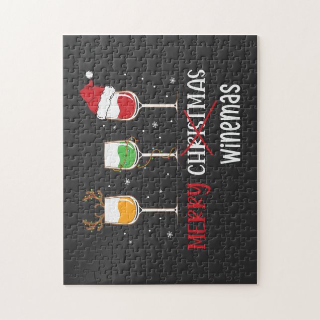 Merry Winemas Pussel (Vertikal)