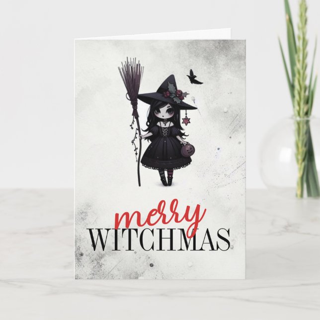 Merry Witchmas Kort (Framsida)