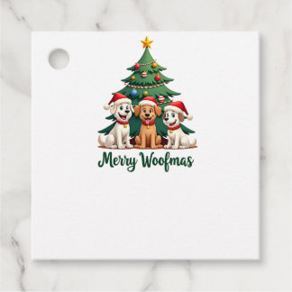 Merry Woofmas (2) Gåvor Etiketter