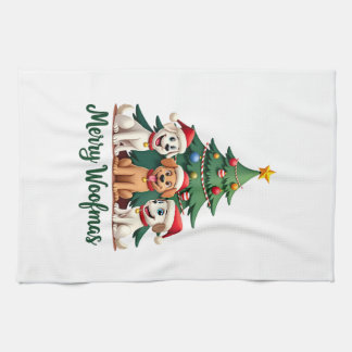 Merry Woofmas (2) Kökshandduk