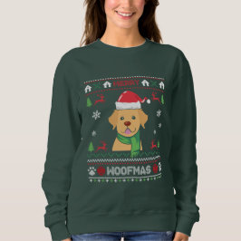 Merry Woofmas Golden Retriever T Shirt