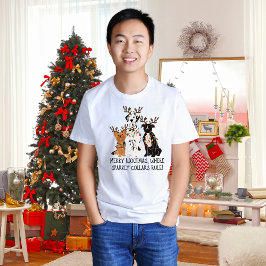 Merry Woofmas, Humor jul Hundar T-Shirt