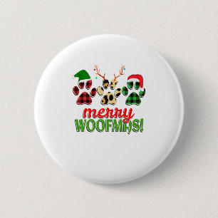 MERRY WOOFMAS Hund Tass Jul Buffalo Knapp