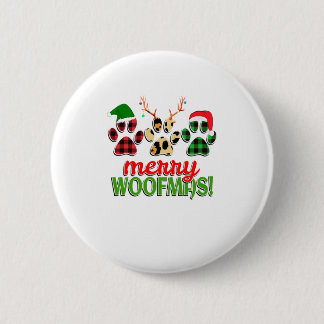 MERRY WOOFMAS Hund Tass Jul Buffalo Knapp