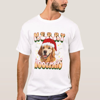 Merry Woofmas jul-Hund T Shirt