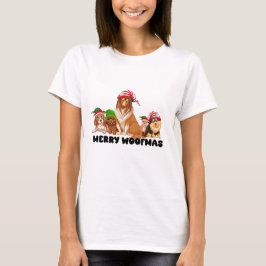 Merry Woofmas jul T Shirt