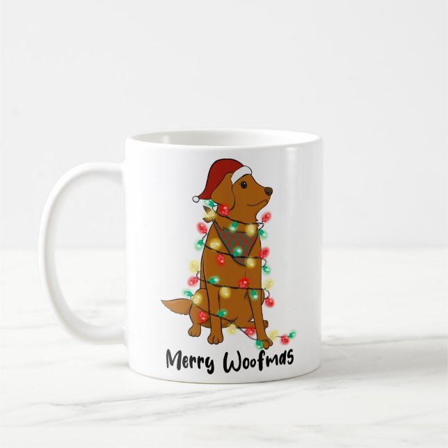 Merry Woofmas Kaffemugg (Vänster)