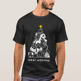 Merry Woofmas Kärlek jul-Hund Gift T Shirt