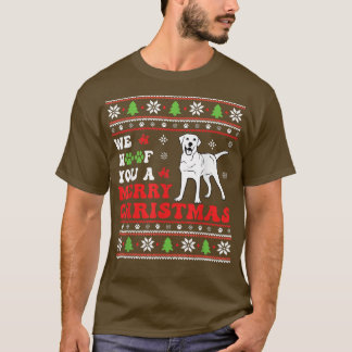 Merry Woofmas Lab Älskare God jul Hund älskare Chr T Shirt