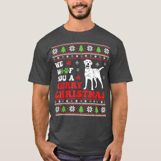 Merry Woofmas Lab Älskare God jul Hund älskare Chr T Shirt