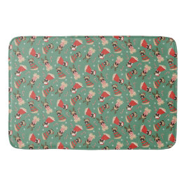 Merry Woofmas Pug Hundar Badrumsmatta