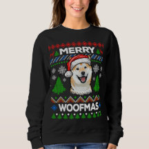 Merry Woofmas Ugly Sweater jul Shiba