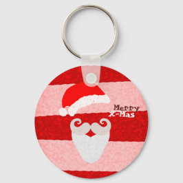 Merry X-Mas Santa Hat Nyckelring
