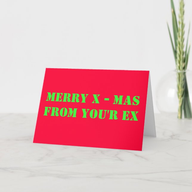 MERRY X - MASFROM DIN EX HELGKORT (Framsida)