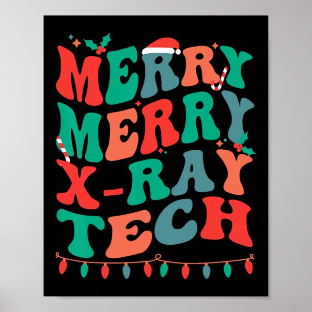 Merry X-ray Tech Poster (Framsidan)