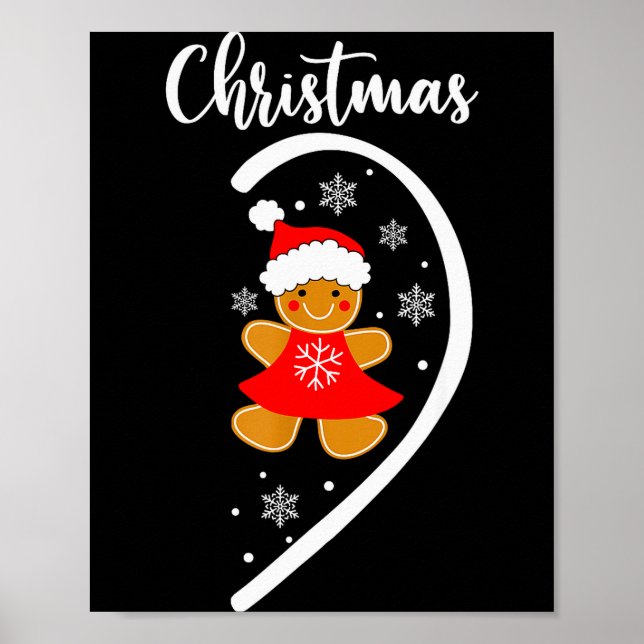 Merry Xmas Matching Christmas Pajama Black Crew Ne Poster (Framsidan)