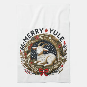 Merry Yule Goat Kökshandduk