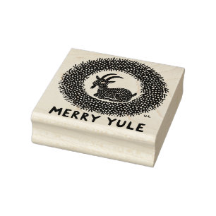 Merry Yule Goat Stämpel
