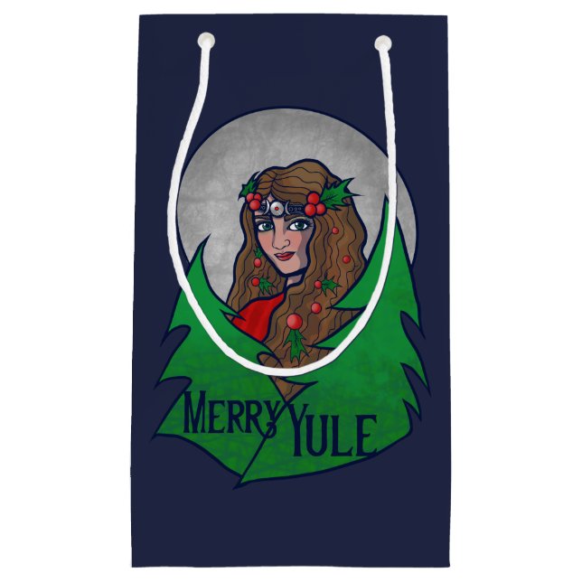 Merry Yule Goddess Art Pagan och Wiccan Yule (Framsidan)