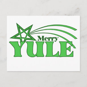 Merry Yule Helg Vykort