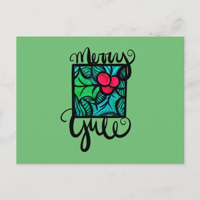 Merry Yule Vykort (Framsida)