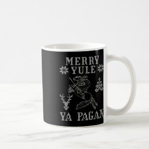 Merry Yule Ya Pagan Odin på Sleipnir Viking Kristu Kaffemugg