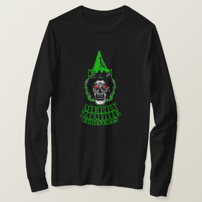 Merry Zombie jul T Shirt (Design framsida)