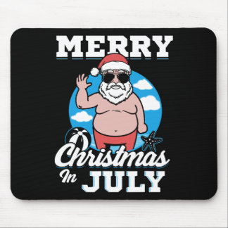 Merrychristmas In July Funny Santa Musmatta