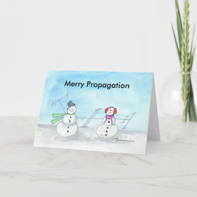 MerryPropagation-julkort Helgkort (Framsida)