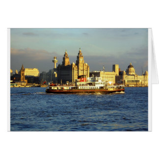 Mersey Ferry & Liverpool Waterfront Hälsningskort