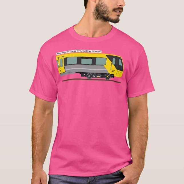 Merseyrail Class 777-profil T Shirt (Framsida)