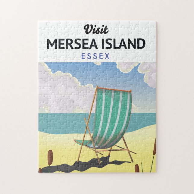 Mersia ö Essex-reseaffisch Pussel (Vertikal)