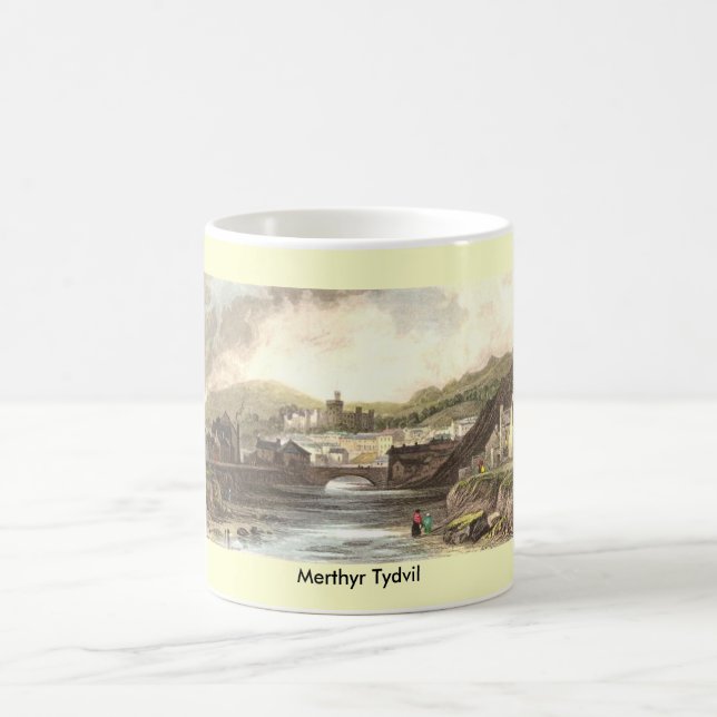 Merthyr Tydvil scenisk Wales serie Kaffemugg (Center)