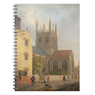 Merton högskola, Oxford, 1771 (olja på kanfas) Anteckningsbok Med Spiral