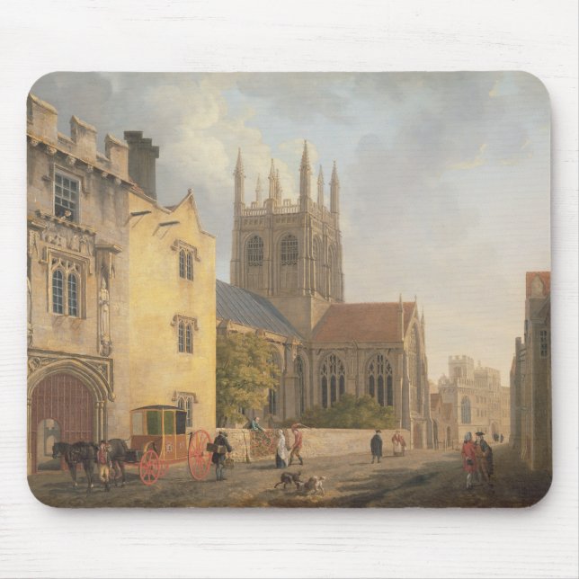 Merton högskola, Oxford, 1771 (olja på kanfas) Musmatta (Framsidan)