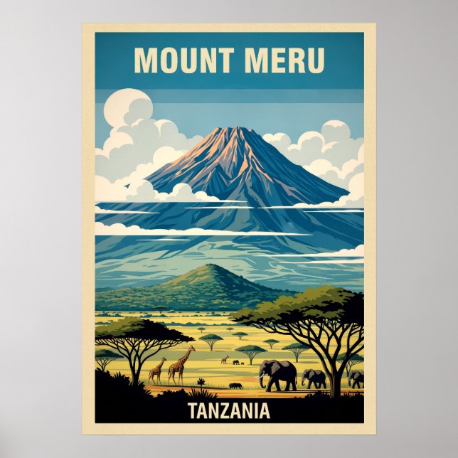 Meru Tanzania V01 Poster (Framsidan)