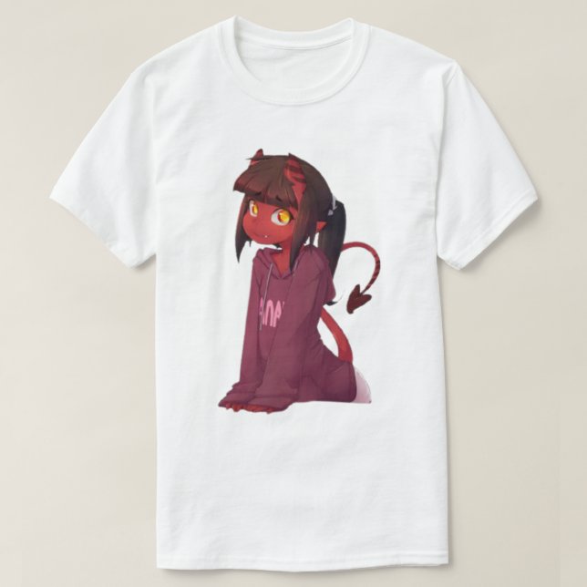 Meru the Succubus girly trendig T Shirt (Design framsida)