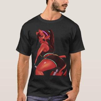 Meru the Succubus Meru the Demon Girl Black Borde T Shirt