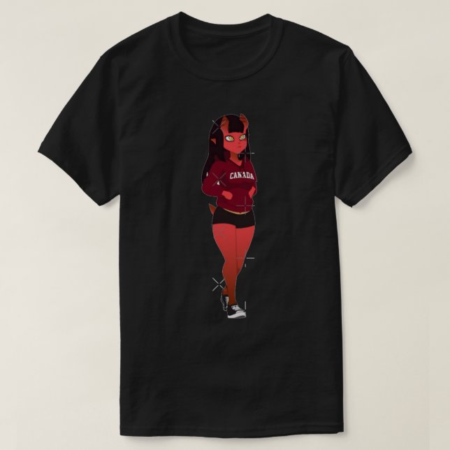 Meru the Succubus ova T Shirt (Design framsida)