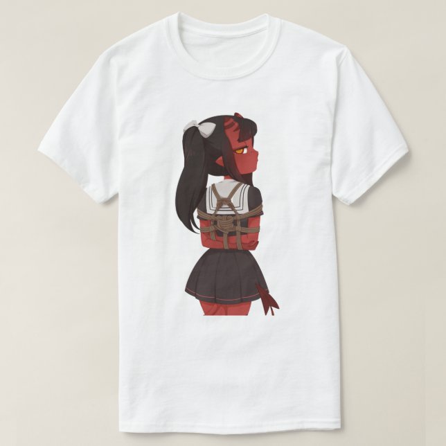 Meru the succubus shibari t shirt (Design framsida)