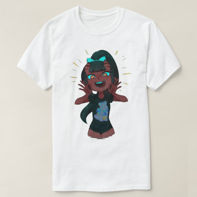 Meru the Succubus Sticker T Shirt (Design framsida)