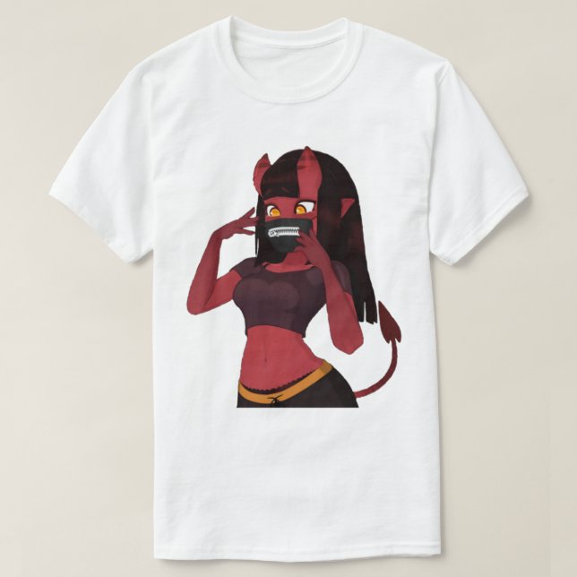 Meru trendigets flicka t shirt (Design framsida)