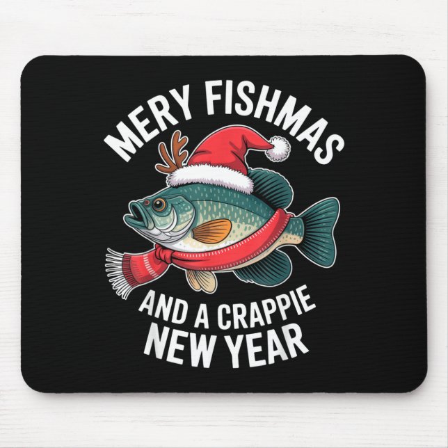 Mery Fishmas And A Crape New Year Funny Fishing Ch Musmatta (Framsidan)
