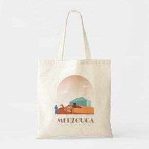 Merzouga city morocco Skyline Tygkasse