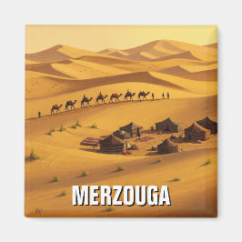Merzouga Marocko Travel Magnet