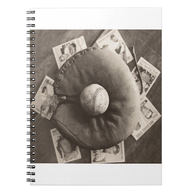 MES01BWD3 baseball Cards.tif Anteckningsbok (Framsidan)