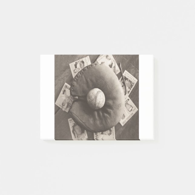 MES01BWD3 baseball Cards.tif Post-it Block (Framsida)