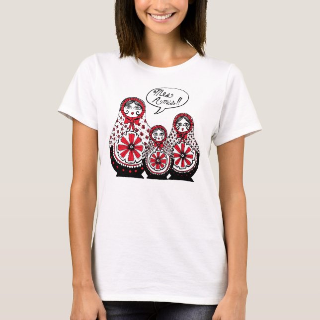 Mes amis tee shirt (Framsida)
