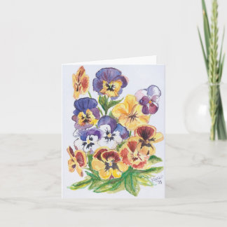 Mes Pensées häller toi,/min "tankar" för dig Kort