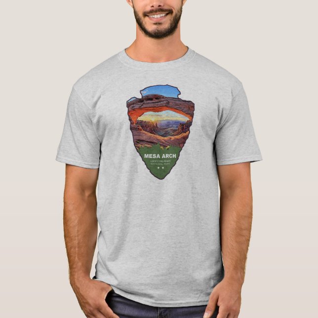 Mesa Arch Canyonlands National Park Pilspets T Shirt (Framsida)